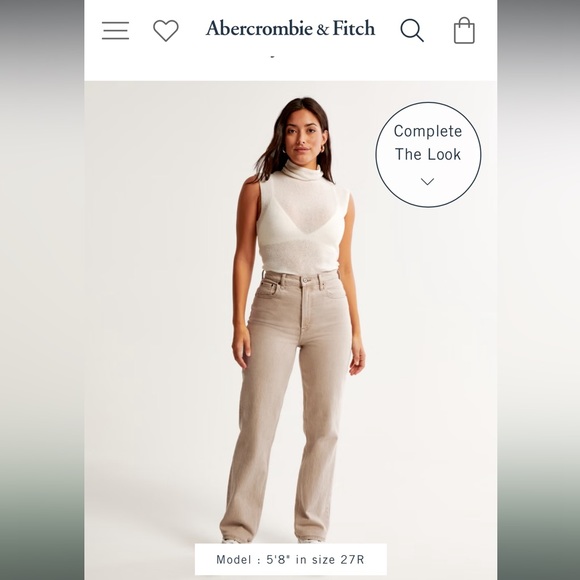 Abercrombie & Fitch Denim - NWT Bundle Abercrombie 90’s Curve Love Ultra High Rise Straight Jeans
